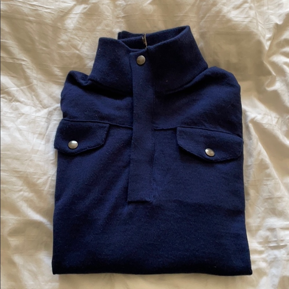 Banana Republic Italian Yarn 3/4 Zip Sweater